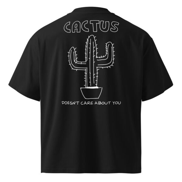 Unisex organic oversized high neck t-shirt - Image 6