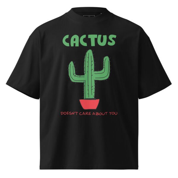 Unisex organic oversized high neck t-shirt - Image 5