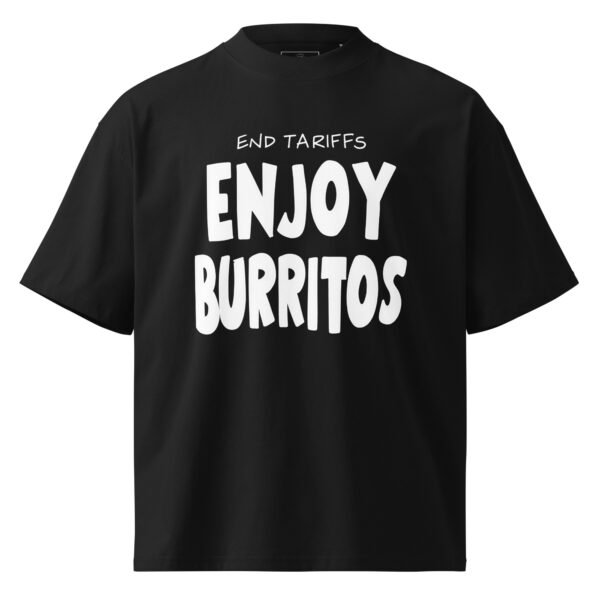 Unisex organic oversized high neck t-shirt - Image 5