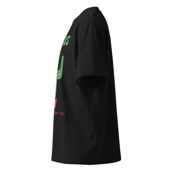 Unisex organic oversized high neck t-shirt - Image 8
