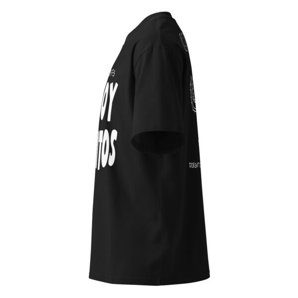 Unisex organic oversized high neck t-shirt - Image 8