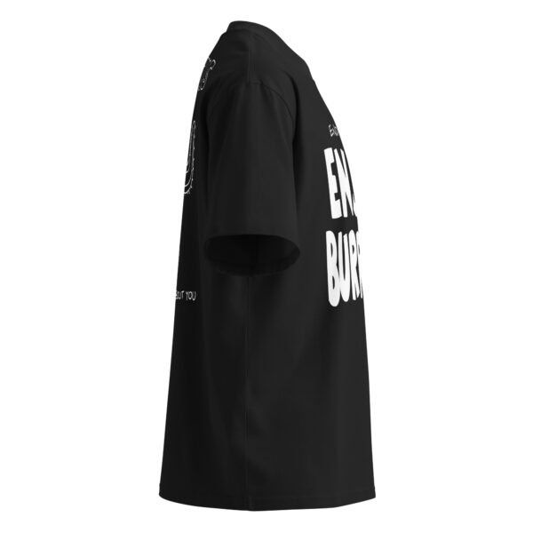 Unisex organic oversized high neck t-shirt - Image 7
