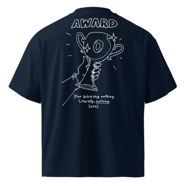 Unisex organic oversized high neck t-shirt - Image 2