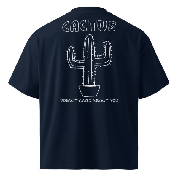 Unisex organic oversized high neck t-shirt - Image 2