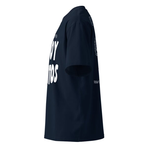 Unisex organic oversized high neck t-shirt - Image 4