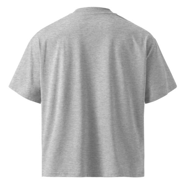 Unisex organic oversized high neck t-shirt - Image 2