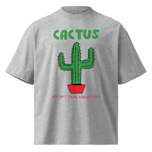 Unisex organic oversized high neck t-shirt - Image 9