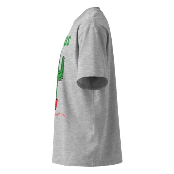 Unisex organic oversized high neck t-shirt - Image 12