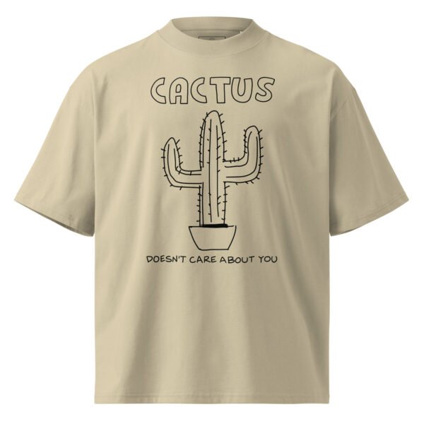 Unisex organic oversized high neck t-shirt - Image 5