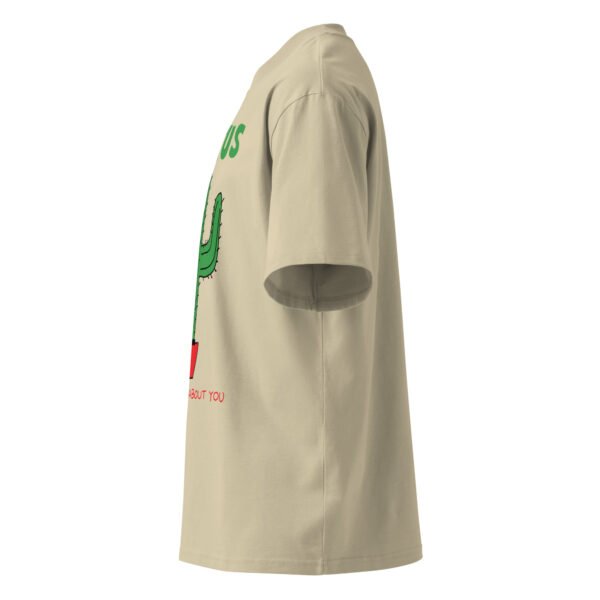Unisex organic oversized high neck t-shirt - Image 16