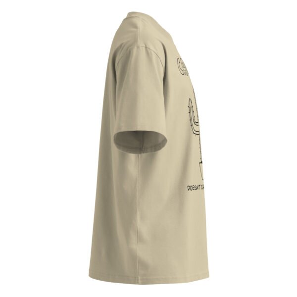 Unisex organic oversized high neck t-shirt - Image 7