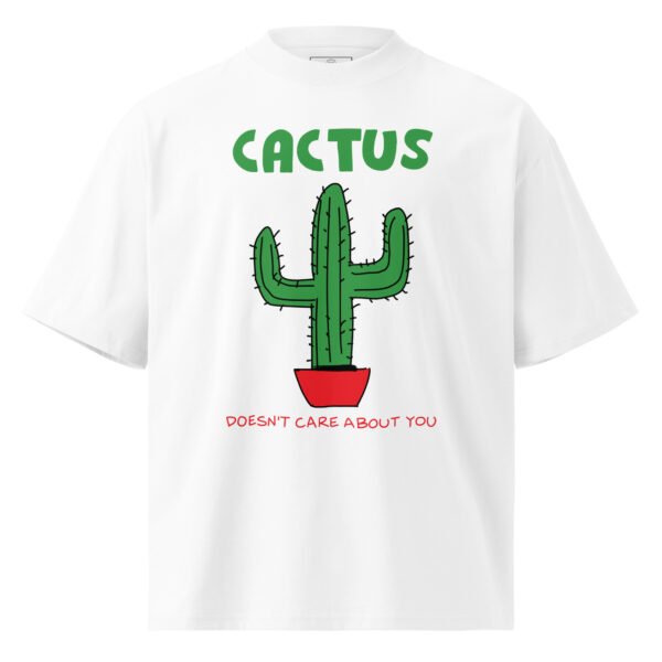 Unisex organic oversized high neck t-shirt - Image 17